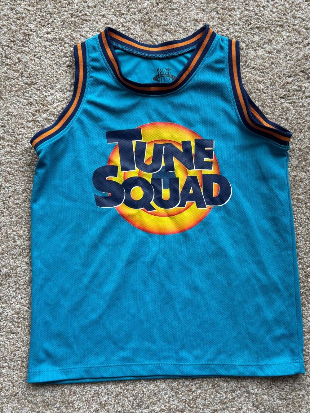 Space Jam Tune Squad Blue Kids Basketball Jersey Medium
